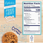 Cybele’s Free To Eat Gluten-Free & Vegan Cookies | Oatmeal Raisin | Plant-Based, Dairy & Soy Free, Nut Free | Soft-Baked School Safe Snack For Kids & Adults | 6 Ounce (Pack of 6)