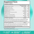 Women's Balance Hair Growth Supplements, Ages 45 and Up, Customer Proven for Visibly Thicker Hair and Scalp Coverage, Soy-Free, Made with 26 Ingredients including Beta Carotenes - 3 Month Supply