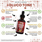 Organic Ceylon Cinnamon Berberine Liquid Drops Supplement with Bitter Melon Extract, Glucomannan, Gymnema, Chromium, Turmeric, Organic Panax Ginseng, Apple Cider Vinegar, Moringa Powder Vegetarian (2)
