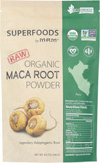 MRM Organic Maca Root Powder - for Women & Men - USDA Organic Maca Root Superfood Powder with Adaptogenic Properties, for Drinks, Smoothies, & Daily Nutrition, Vegan & Gluten-Free - 40 Servings