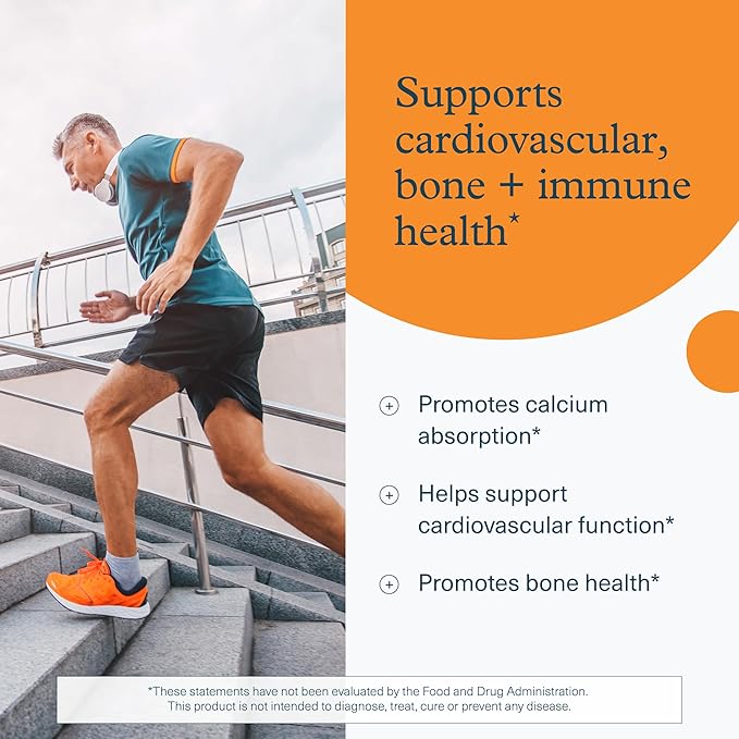 Youtheory K2D3 - Immune, Bone & Heart Health Support - Combines Vitamin D3 & Vitamin K2 - Dairy, Soy & Gluten Free - 90 Vegetarian Capsules