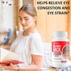 Red Root Hack Vision Supplement - Our Best Eye Pills for Ocular Clog - Vision Eye Vitamins to Improve Eyesight - Our Best Bloodflow Vision Pills Sight Care Formula with Vitamin A, Lutein, Zeaxanthin