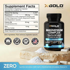 Magnesium Complex 5-in-1 with Zinc & B6 – High Absorption (Glycinate, Citrate, Malate, Taurate, Oxide) – Muscle Recovery, Energy, Sleep Support & Immune Health – Made in USA