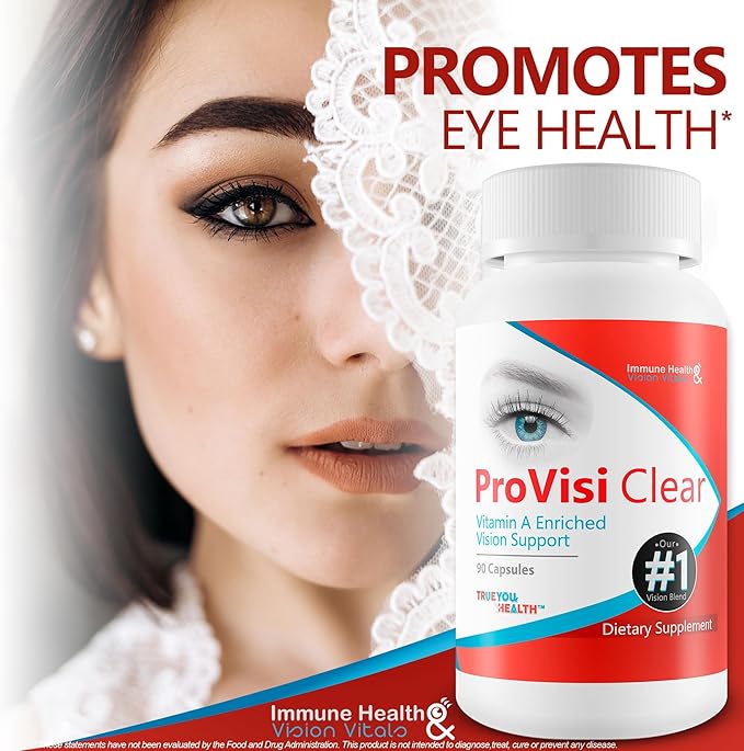 Pro VisiClear for Eyes - Vitamin A Enriched Vision Support - Vitamin Based Support to Support Vision Naturally - Natural Antioxidant Pro Visi Clear Pill Enhanced with Premium Ingredients