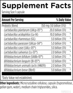 Designs for Health ProbioMed 50 - Probiotics for Digestive Health - 10 Strains with Lactobacillus acidophilus Probiotic + Lactobacillus rhamnosus - Gut Health + Immune Support Supplement (30 Caps)