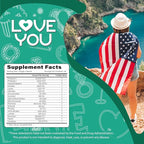 Love You 18 Enzyme Complex – Broad Spectrum Digestive Support with Amylase, Bromelain and Papain – Promotes Nutrient Absorption and Healthy Digestion, 60 Veggie Capsules