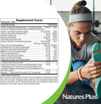 NaturesPlus Hema-Plex Iron - 10 Slow-Release Tablets - 85 mg Chelated Iron - Total Blood Health - with Vitamin C & Bioflavonoids - Vegan, Gluten Free - 10 Servings