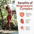 Magnesium Glycinate 500mg Complex - Magnesium Supplement Capsules for Sleep and Calmness - Non-GMO, 3rd Party Tested - 150 Pills for Women & Men by ForestLeaf