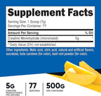 Nutricost Creatine Monohydrate Powder (Pineapple Mango, 500 Gram) - Micronized Creatine Supplement - Vegan, Non-GMO, Gluten Free (Pack of 2)