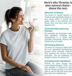 Global Health Trax ThreeLac Lemon Probiotic Drink Mix for Digestive Health - Advanced Probiotic Powder Formula for Men, Women, and Kids - Immune Support & Gut Balance, Non-GMO - 120 Packets