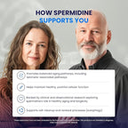 Ultimate Spermidine Supplements for Men and Women, 100x Formula, Longevity Supplements Support, 5 mg Per Capsule, 3rd Party Tested, Vegan, 120 Servings