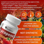 Men‘s Lycopene Softgels with Saw Palmetto & Pumpkin Seed Oil – Prostate Health Support & Nutrient Complex with Zinc, Vitamin B6, B12, Copper – 60 Capsules