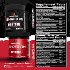 Unmatched 2Shred AM + PM | Non Stimulant Weight Management System | Thermogenesis, Fat Burning, & Appetite Control | 180 Vegetable Capsules, 30 Day Supply
