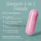 BIOMA Feminine Health Synbiotic - Women's Health Supplement for Healthy Vaginal pH, Urinary Tract & Digestive Support - with Probiotics, Cranberry & Tributyrin - 60 Capsules (30-Day Supply)