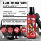 InnoSupps Volcarn 2000 - L-CARNITINE Advanced Energy Liquid | ATP Enhancer with GBEEC | Boosts Energy, Enhances Focus, Caffeine Free, No Artificial Sweeteners | 32 Servings (Sour Kids Candy)