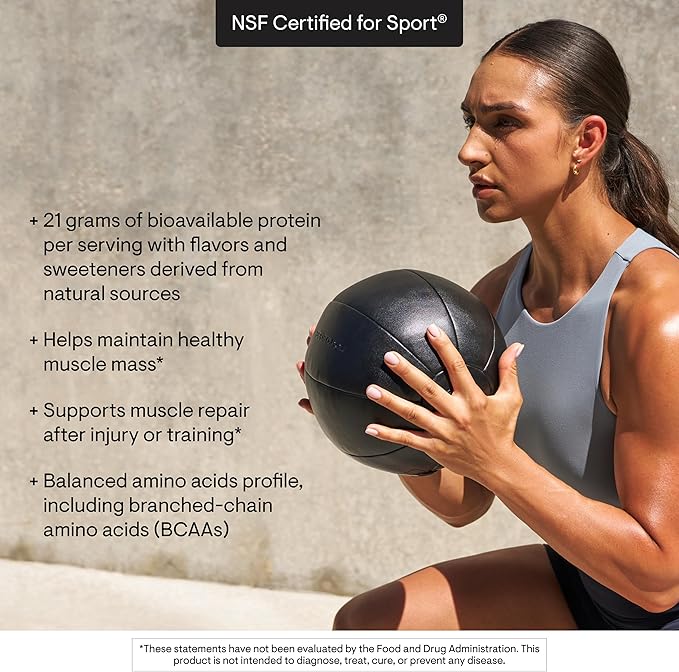 THORNE - Whey Protein Isolate - Balanced Amino Acids Profile with BCAAs - 21 Grams of Easy to Digest Whey Protein Powder - NSF Certified for Sport - Vanilla - Gluten & Soy-Free - 30 Servings