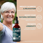 Reishi Mushroom Supplement - Faster Absorption Than Reishi Mushroom Capsules or Powder - Our Reishi Mushroom Extract Promotes Longevity - Reishi Mushroom Tincture - 2 Fl Oz by E2H