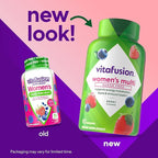 Vitafusion Women’s Sugar Free Daily Multivitamin Supplement, Keto Diet Friendly Adult Gummy Vitamin for Energy, Bone & Immune Support*, 90 Count