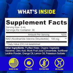 Herbtonics Liposomal NAD+ for Cellular Energy | Supports Healthy Aging, Focus & Metabolism | Liposomal Delivery - Designed for Superior Absorption | 120ML Vegan Liquid Supplement (1 Month Supply)