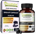 Pure Himalayan Shilajit Capsules.Maximum Strength Natural Shilajit Rich in Trace Mineral & Fulvic Acid.High Altitude Sourcing. Vegan NonGMO 90ct. Extracted Traditionally No Stearate No Rice Flour