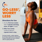 AZO Bladder Control with Go-Less Daily Supplement | Helps Reduce Occasional Urgency, leakage due to laughing, sneezing and exercise††† | 72 Capsules