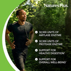 NaturesPlus Ultra-Zyme - 180 Tablets - Maximum Strength Digestive Enzyme Supplement - 90 Servings