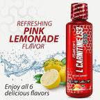 iSatori L-Carnitine LS3 1500, Triple-Blend Liquid L Carnitine Supplement, with Acetyl & Tartrate, Stimulant Free Energy, Low Calories, Sugar or Gluten, Keto-Friendly, Pink Lemonade (32 Servings)