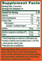 Align Dualbiotic, Prebiotics and Probiotics for Women and Men, Probiotics for Digestive Health, Prebiotics Help Nourish Good Bacteria, Natural Fruit Flavors, 90 Probiotic Gummies,(Pack of 2)