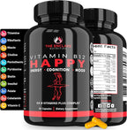 THE ENCLARE NUTRITION Vitamin B12 - Vitamin B Complex with Vitamin C, Biotin, Inositol, Folic Acid, B Vitamins, B1, B2, B3, B4, B5, B6, B7, B8, B9. Brain, Heart, Immune Support, Energy Supplements (1)