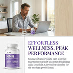 Auvra NMN 10 in 1 Capsules - 1000mg Per Serving, Cellular Energy & Daily Vitality Supplement with NAD+, TMG & Nutrient Blend, Wellness Support Capsules, Dietary Supplement - 120 Capsules