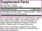 Bronson Organic Folic Acid (Vitamin B9 Folate) 800 mcg Folate from Lemon Peel, 180 Tablets