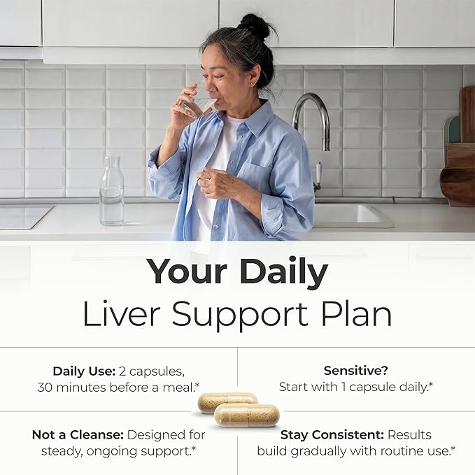 Vimerson Health Liver Cleanse Detox & Repair - Milk Thistle Supplement with Dandelion Root, Artichoke & Zinc for Liver Support, Healthy Digestion, Energy with Milk Thistle Extract, 60 Capsules