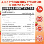 Calcium 1200 mg with Vitamin D3 Supplement for Adults - Calcium Gummies with Vitamin D3 5000IU, K2, B12 for Women Men - Extra Absorption Calcium Citrate - Natural Strawberry Flavor, 60 Gummies
