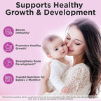 Wellements Organic Baby Multivitamin Drops (1 Fl Oz) - Cherry Flavor Liquid Multivitamins for Infants & Toddlers (2 Months+) - Toddler Vitamins for Immune Support*, Healthy Growth & Bone Development*