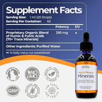 Mimi's Miracle Minerals Fulvic Acid Humic Acid - Trace Mineral Supplement, 70 Ionic Minerals - Organic Plant Derived Liquid (4 oz Refill, 120 Day Supply)