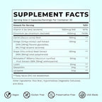 Visibili-T - Vitamin Supplement for Eye Health & Vision Support - Carrot Root, Chromium, Bilberry, Ginkgo Biloba, Grape Seed Extract, Lycopene, Vitamin A, Lutein & Zeaxanthin - 60 Capsules