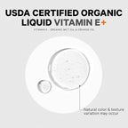 Codeage Liquid Vitamin E+ - USDA-Certified Organic Vitamin E - 2-Month Supply - D-Alpha Tocopherol Acetate, Organic MCT Oil, Orange Fruit Oil, Unflavored, Non-GMO, Vegan, Gluten-Free, 2 fl oz