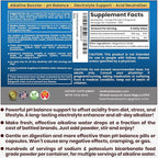 Sodium Bicarbonate Powder & Potassium Bicarbonate Powder pH Balance Supplement. Make Gallons of Alkaline Water Drops for Acid/Alkaline pH Balance, Stomach Immune Performance. Alkaline Drinking Water