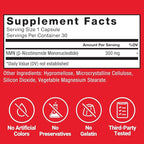 Force Factor NMN Supplement, Nicotinamide Mononucleotide to Support Healthy Aging and Energy Metabolism, Boosts NAD+ Levels, No Gelatin, Non-GMO, 30 Vegetable Capsules
