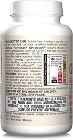 Jarrow Formulas CoQ10 200mg Softgels - 30 Day Supply, Ubiquinol Co Q 10 Supplement for Cardiovascular Health, 30 Softgels