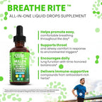 Organic Mullein Liquid Drops With Chlorophyll for Lung Detox Plus Irish Sea Moss, Spirulina, Licorice, Tart Cherry, Lobelia, Motherwort, And Elderberry For Men Women Health Supplement Vitamin (2)