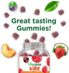 Lifeable Vitamin B Complex for Kids | with VIT C | Great Tasting B Complex Gummies | Vegan Kids B Complex | Energy and Nerve Support | 90 Gummies