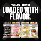 Axe & Sledge WHEY More Premium Protein Blend | 24g Protein, Whey Concentrate & Isolate | Prebiotic Fiber for Enhanced Absorption | Banana Split Sundae