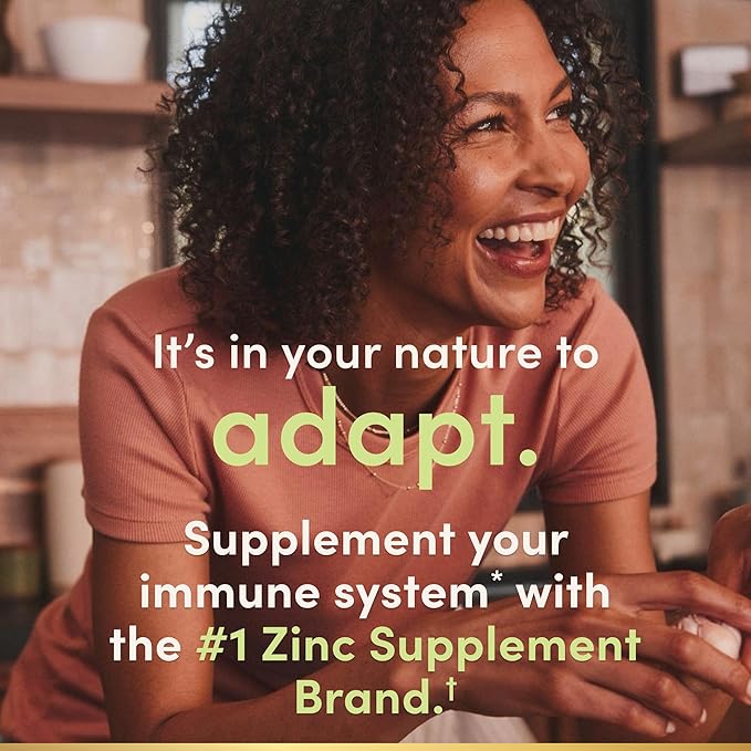 Nature’s Bounty Zinc 50mg Immune System, Skin, & Antioxidant Health Support Contributes to DNA Formation Vegetarian, Non-GMO, Gluten Free | 100 Caplets, 1 Serving Per Day for Daily Health (Pack of 3)