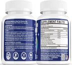 Melatonin 40 mg for Adults - Fast Dissolve & Chewable Sublingual Sleep Supplement - Extra Strength Melatonin with Vitamin D3 & MSM, Selenium for Health Rest Cycle, Deep Zzzs, Sugar-Free, 180 Servings