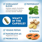 Vitaminerals 61 Normagest | Digestion Support Formula for Protein, Fats & Carbs | Veggie Caps (120 Capsules)