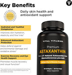 Vital Vitamins Vegan Collagen Booster 60 ct + Astaxanthin 60 ct