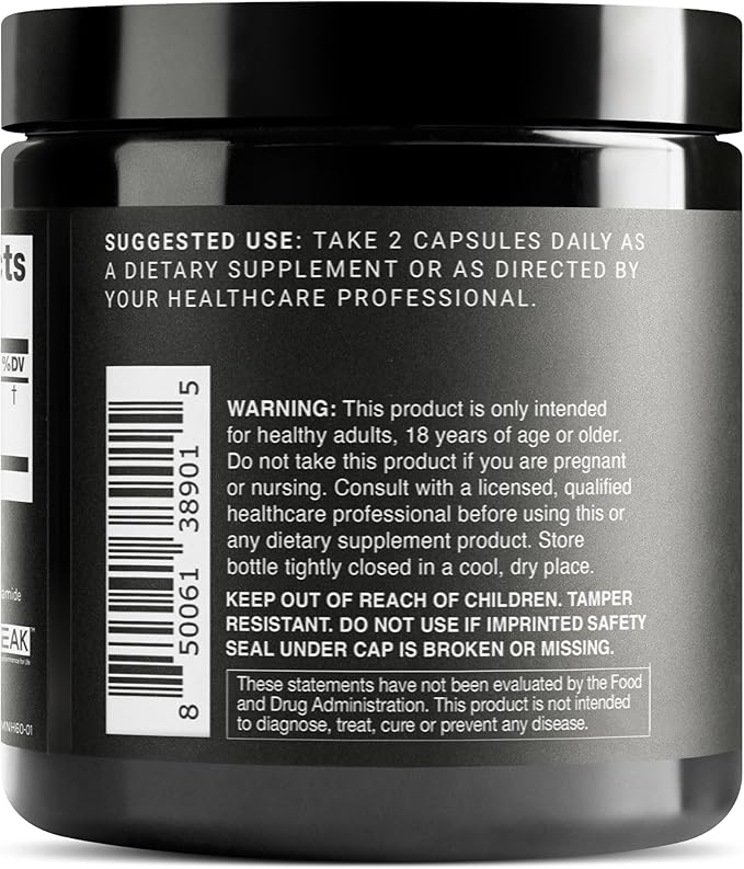 Toniiq NMNH Supplement – Clinically Studied UthPeak™ – 95% Highly Purified & Third-Party Tested for NAD+ & Healthy Aging Support
