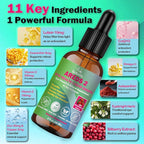 AREDS 2 Formula Liquid Drops, Advance 11-in-1 Eye Vitamins Lutein and Zeaxanthin Supplements w. Bilberry Eyebright Omega-3 for Vision Retina Macular Health, Areds Plus Multivitamin for Adult & Senior
