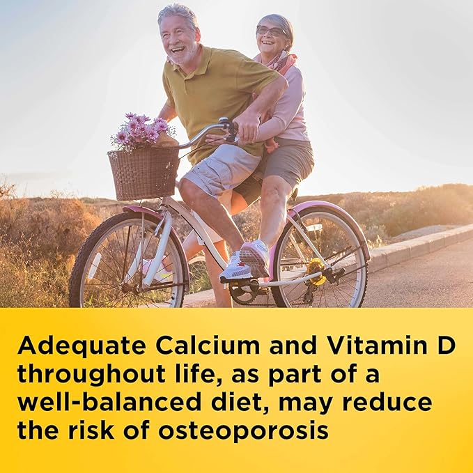 Nature Made Calcium 500 mg with Vitamin D3, Calcium and Vitamin D Supplement for Bone Support, 130 Tablets